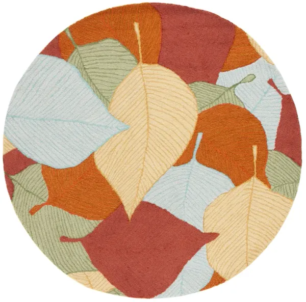 EASY CARE Hand Tufted 6' x 6' Round area rug