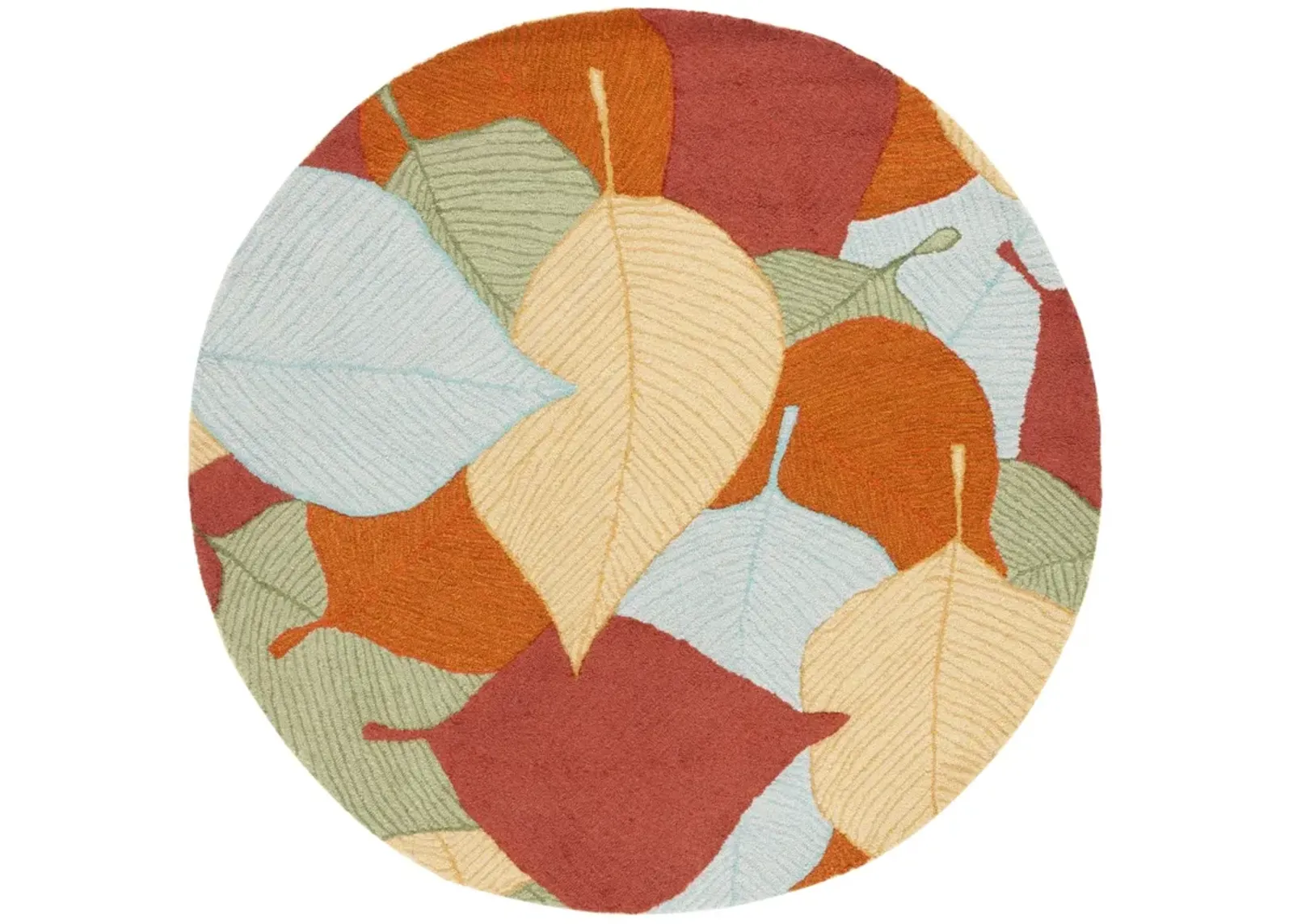 EASY CARE 304 RUST  6' x 6' Round Round Rug