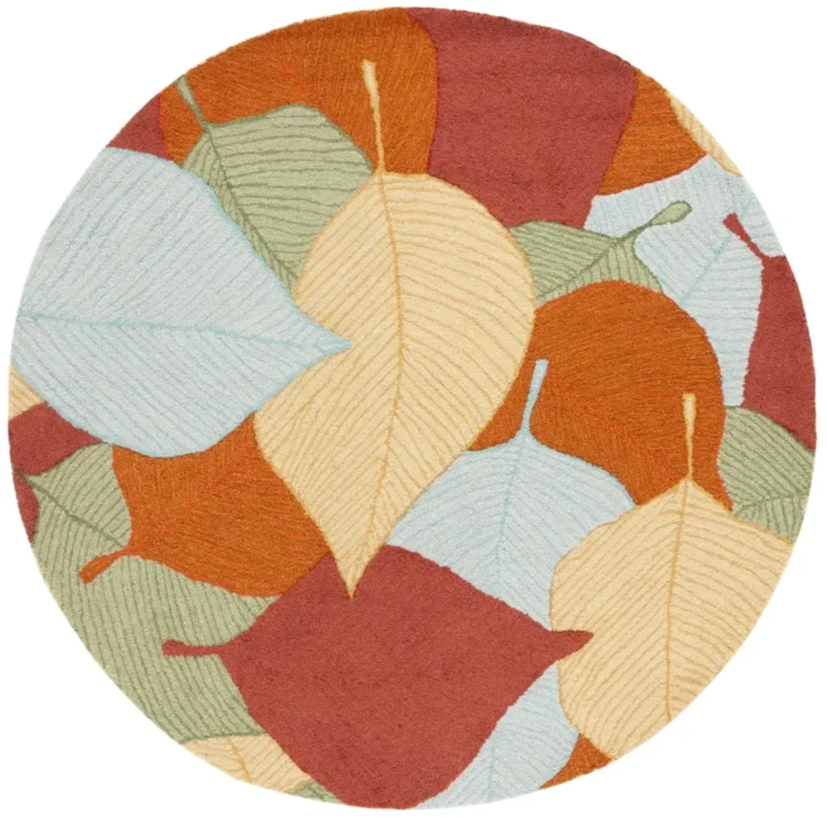 EASY CARE 304 RUST  6' x 6' Round Round Rug