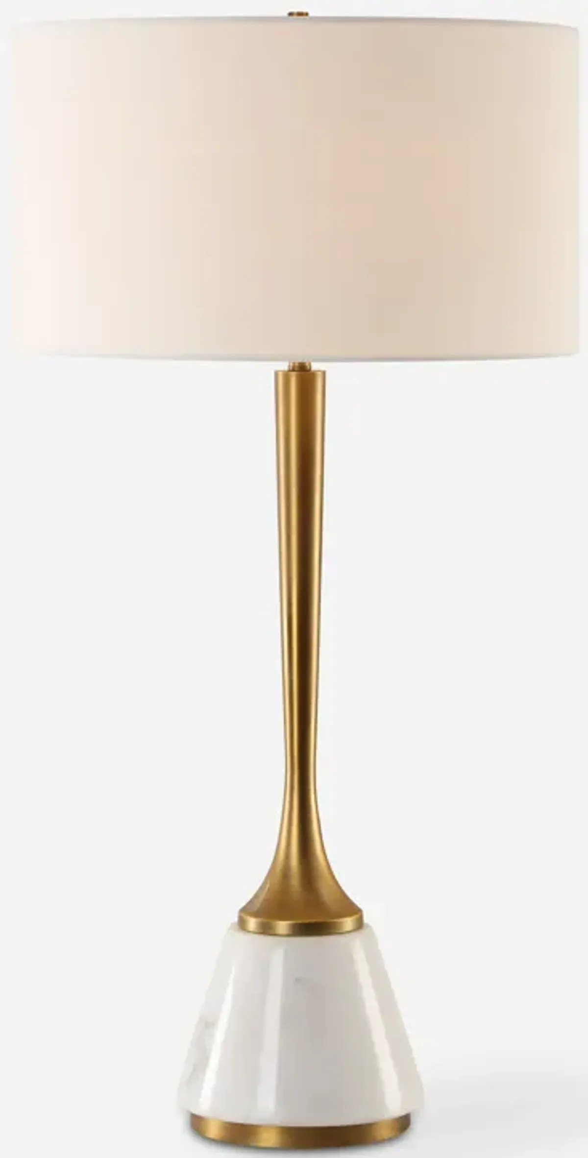 Avola White Marble Table Lamp