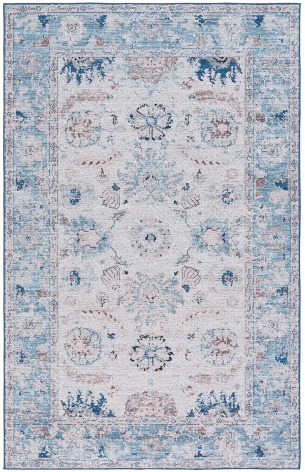 TUCSON 908 BLUE  5' x 8' Medium Rectangle Rug