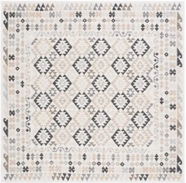 SUNRISE 622 Multi 6'-7' X 6'-7' Square Square Rug