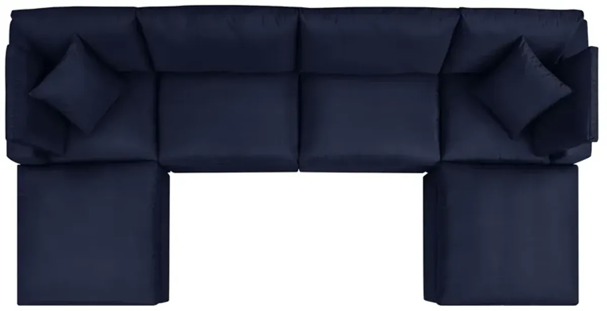 Commix 6-Piece Outdoor Patio Sectional Sofa