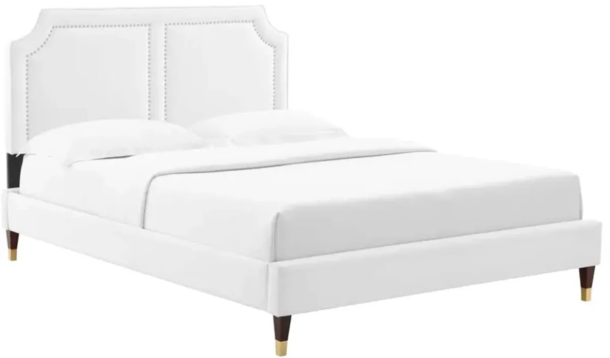 Novi Performance Velvet King Bed