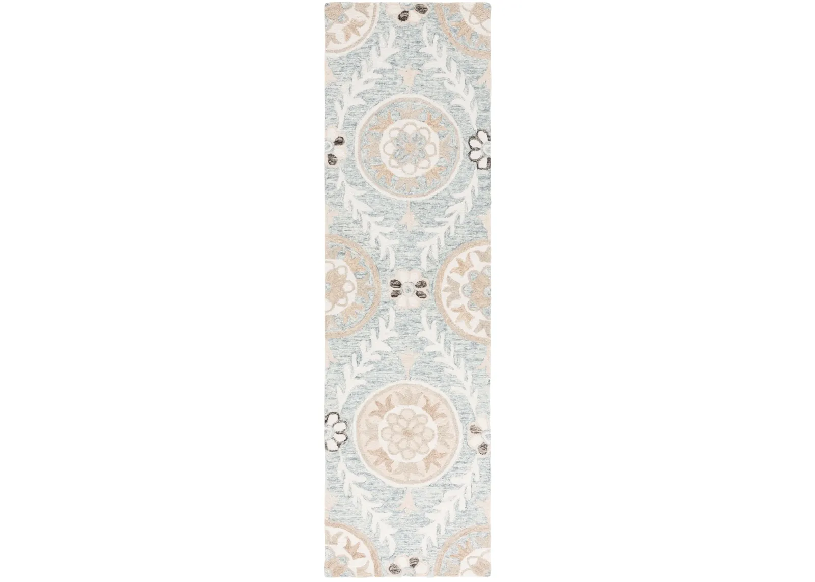 JARDIN 755 LIGHT GREY  2'-3' x 8' Runner Rug