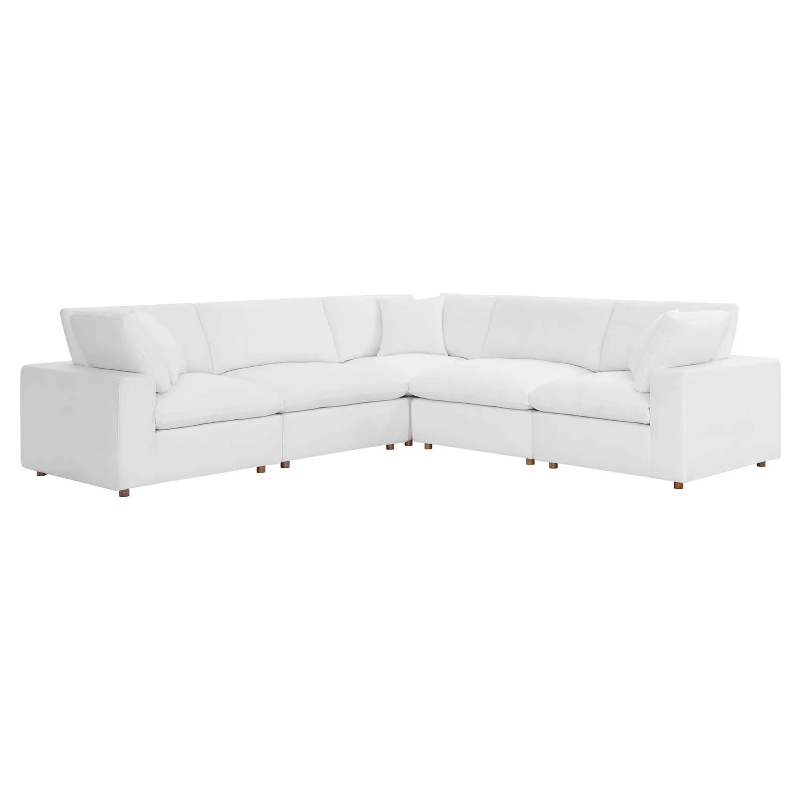 Commix Down Filled Overstuffed 5 Piece 5-Piece Sectional