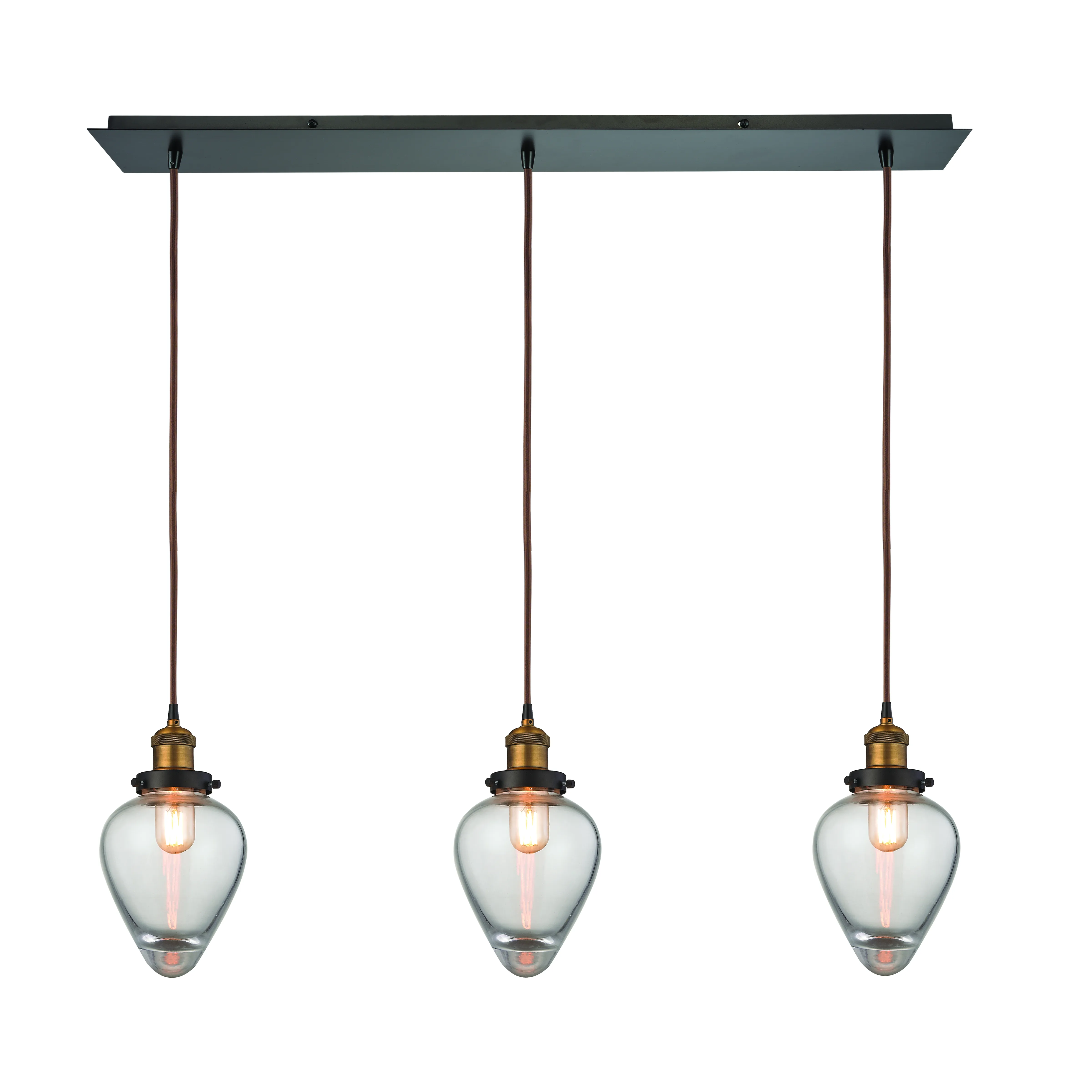 Bartram Configurable Multi Pendant - Antique Brass