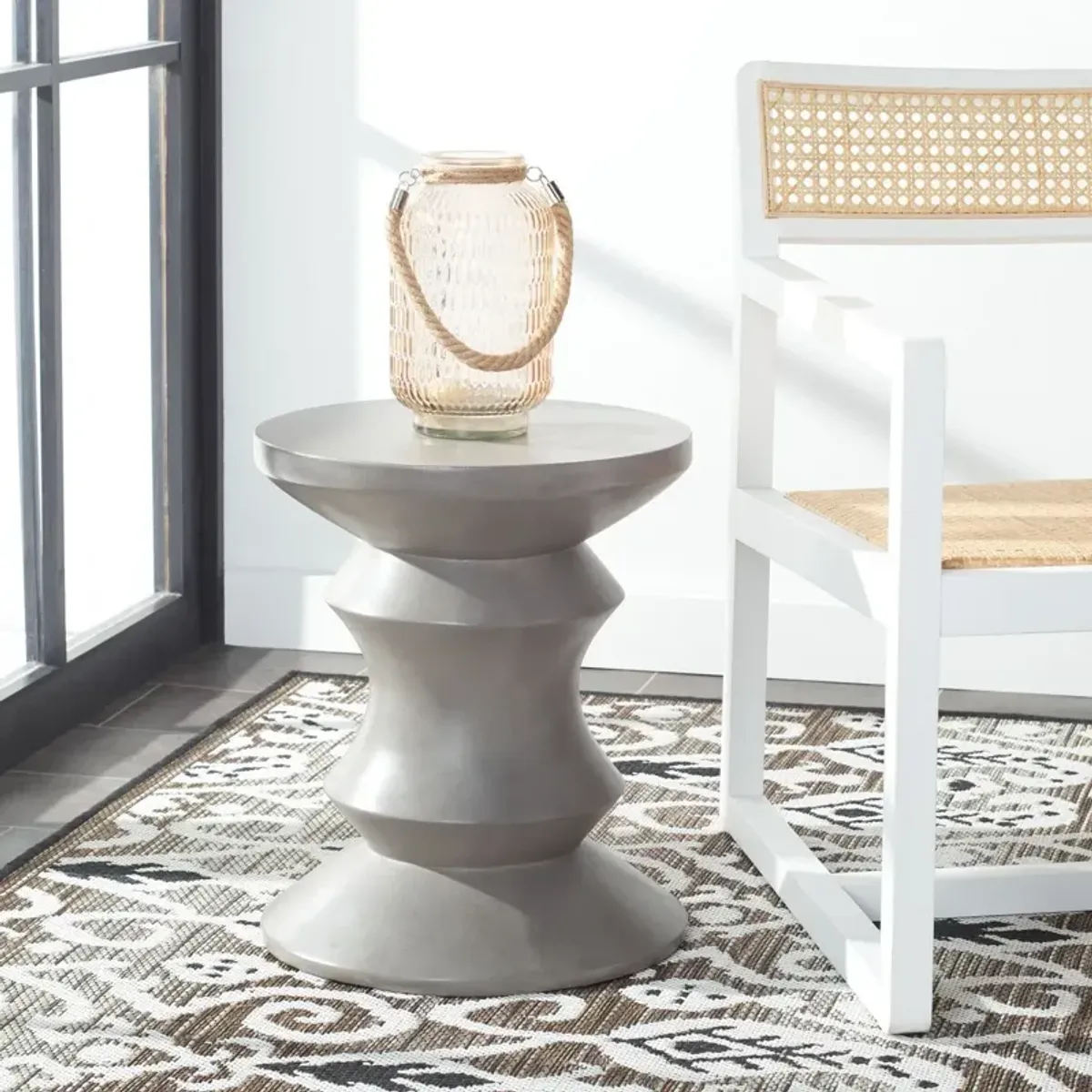 KATARA CONCRETE ACCENT STOOL