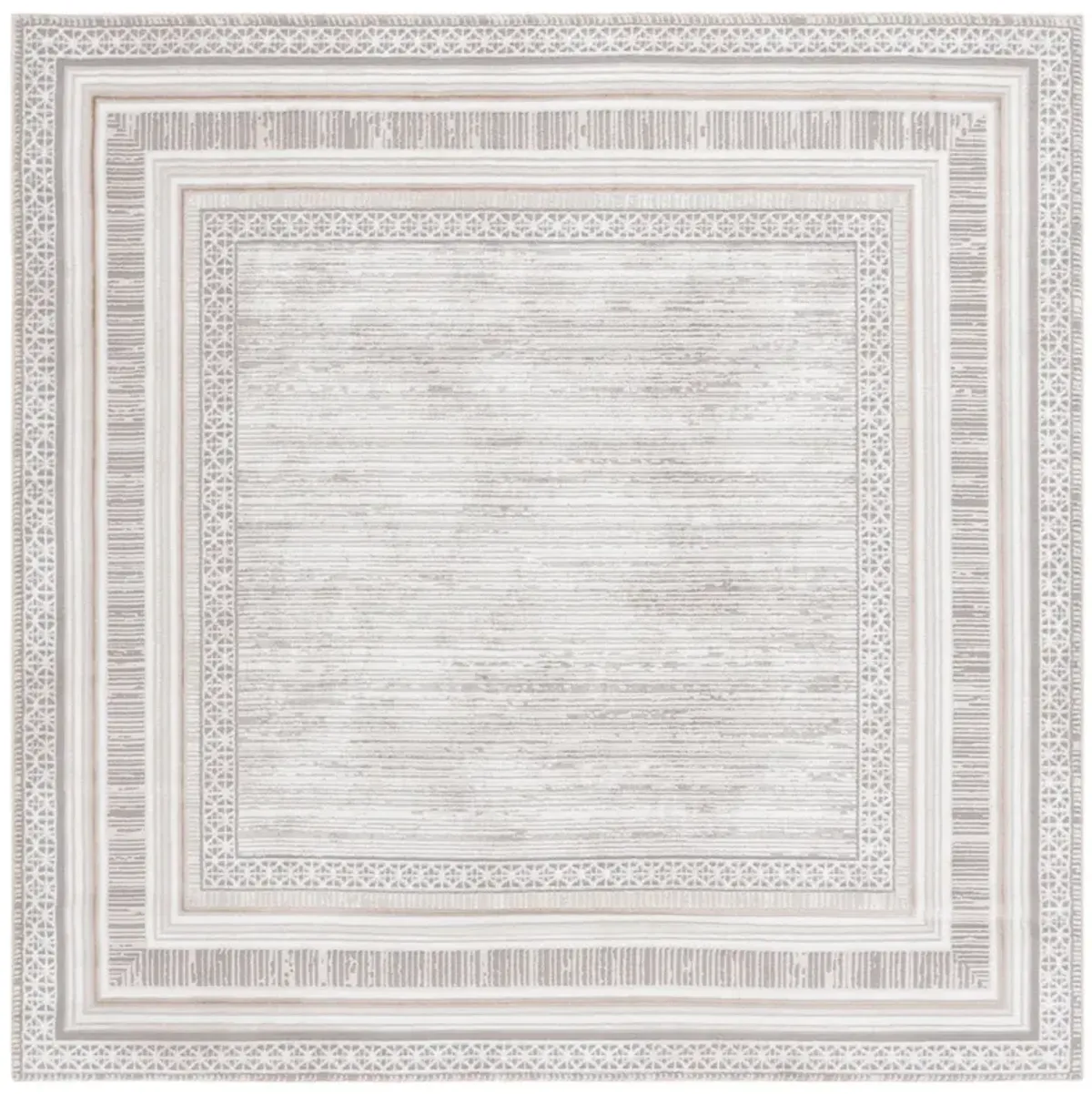 PARKER 120 TAUPE  6'-7' x 6'-7' Square Square Rug