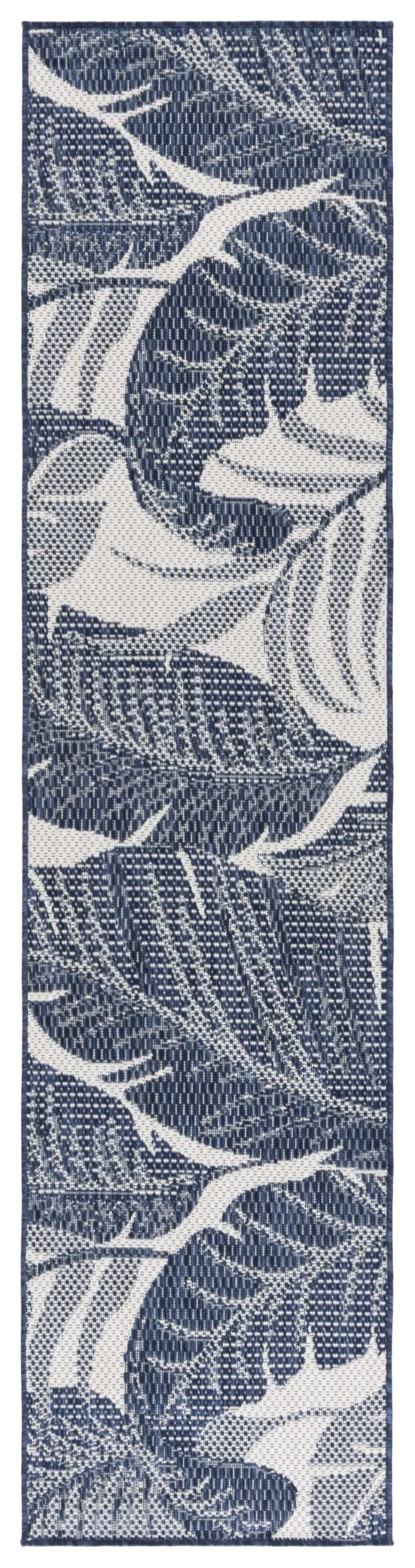 BEACH HOUSE 422 NAVY  2' x 8' Runner Rug