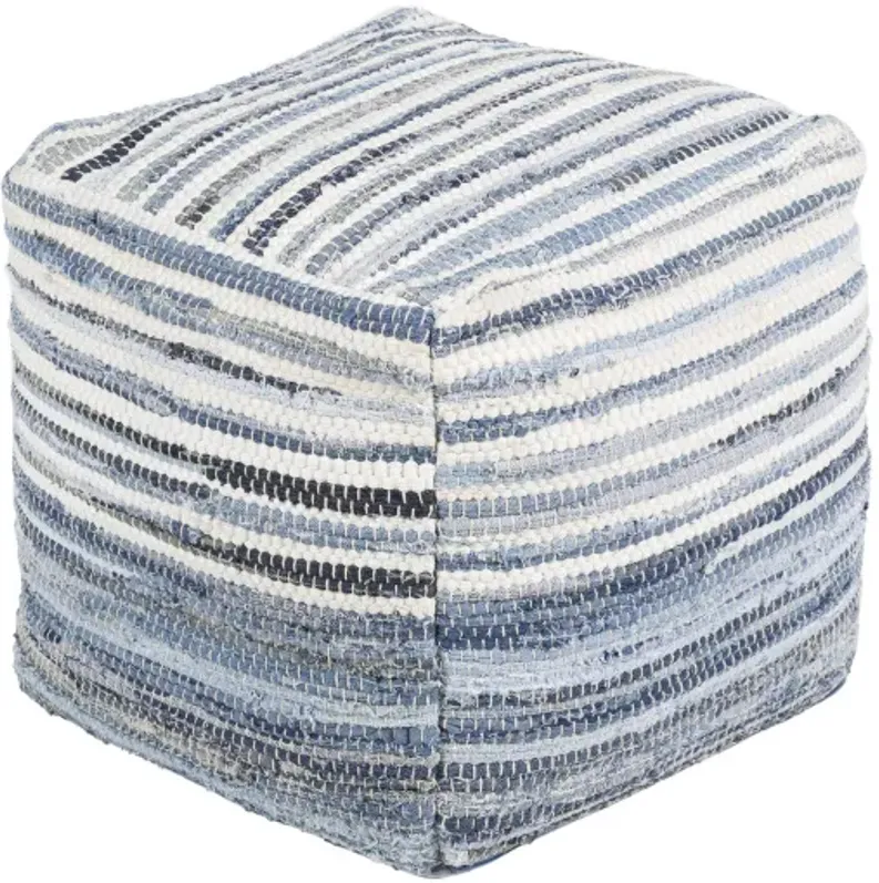 Denim Pouf