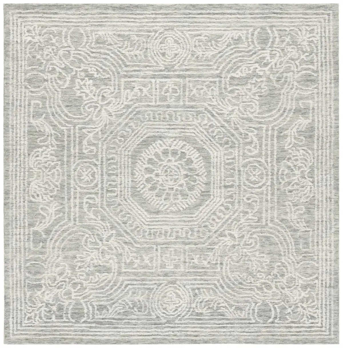 EBONY Hand Tufted 6' x 6' Square area rug