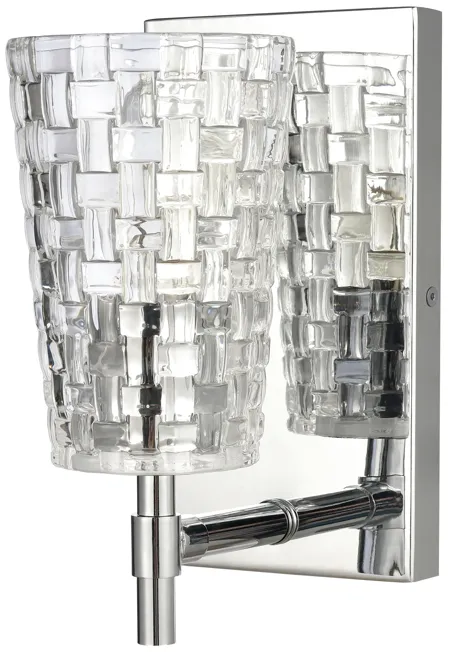 Lightweave 4.75" Wide 1-Light Vanity Light - Polished Nickel