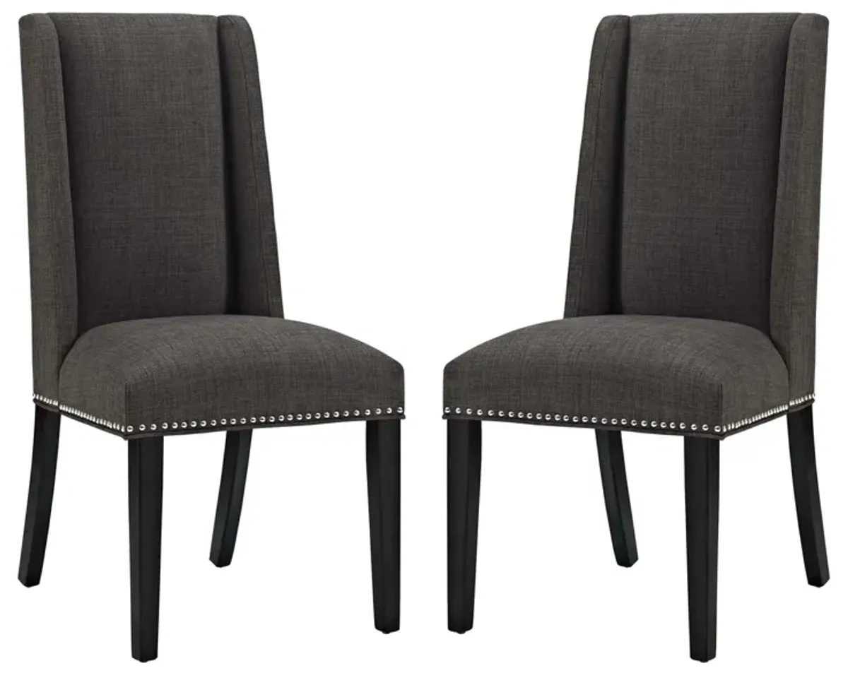 Baron Dining Chair Fabric Set of 2