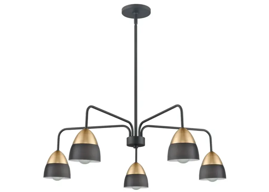 Milla 32" Wide 5-Light Chandelier 