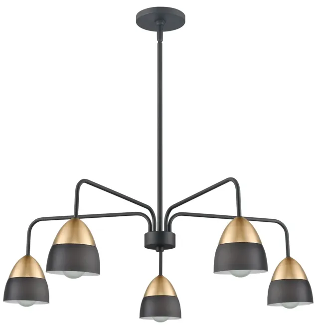 Milla 32" Wide 5-Light Chandelier 