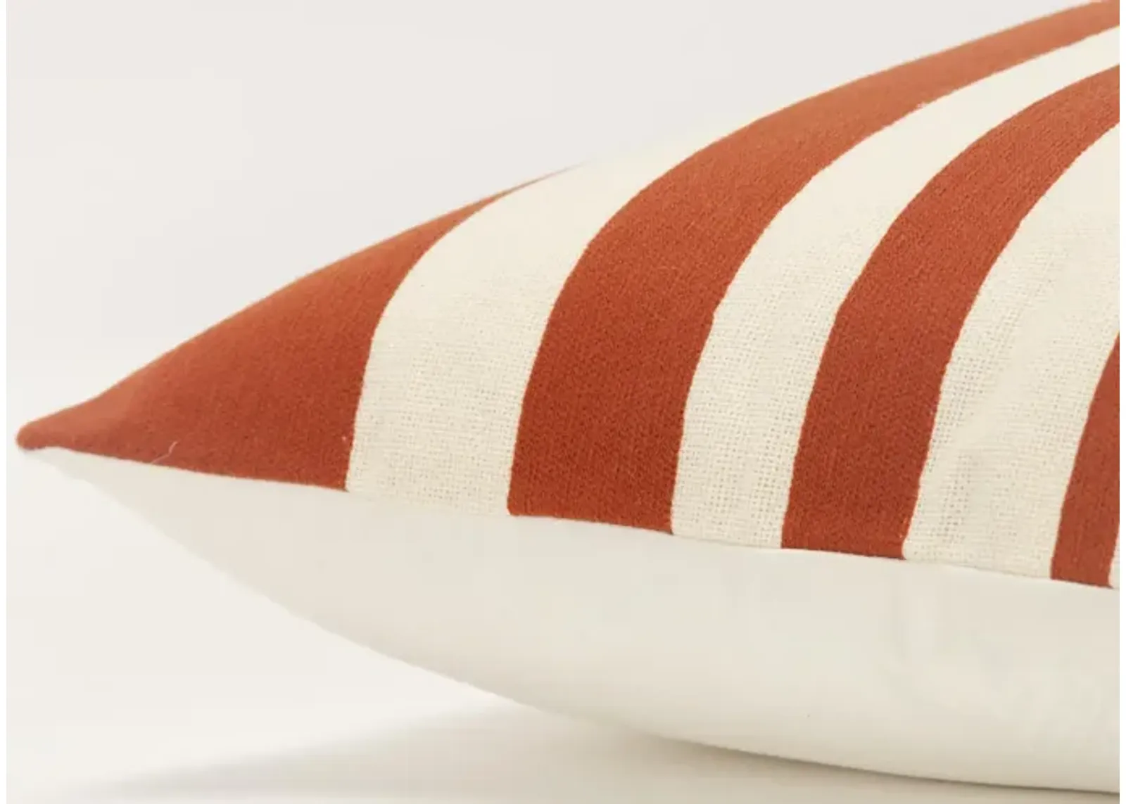 stripe white Pillow