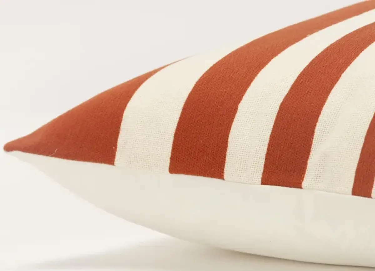 stripe white Pillow