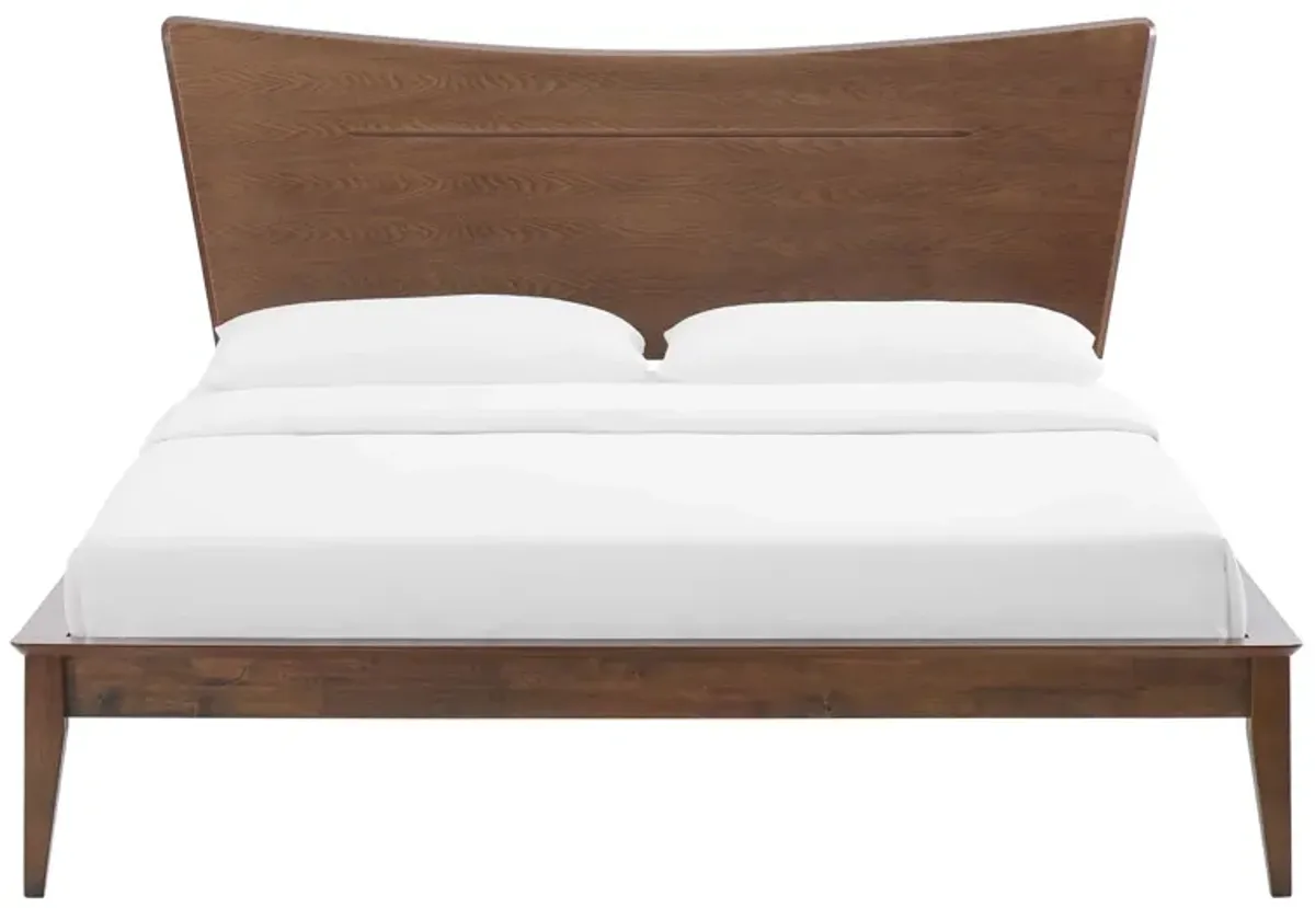 Astra King Wood Platform Bed