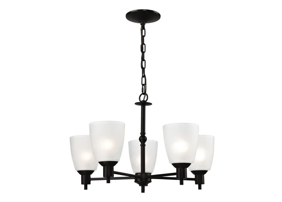 Jackson 22" Wide 5-Light Chandelier - Oil Rubbed Bronze