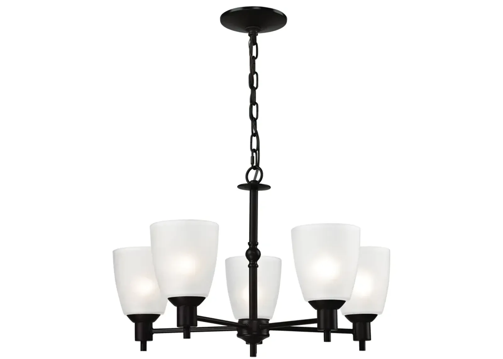 Jackson 22" Wide 5-Light Chandelier - Oil Rubbed Bronze