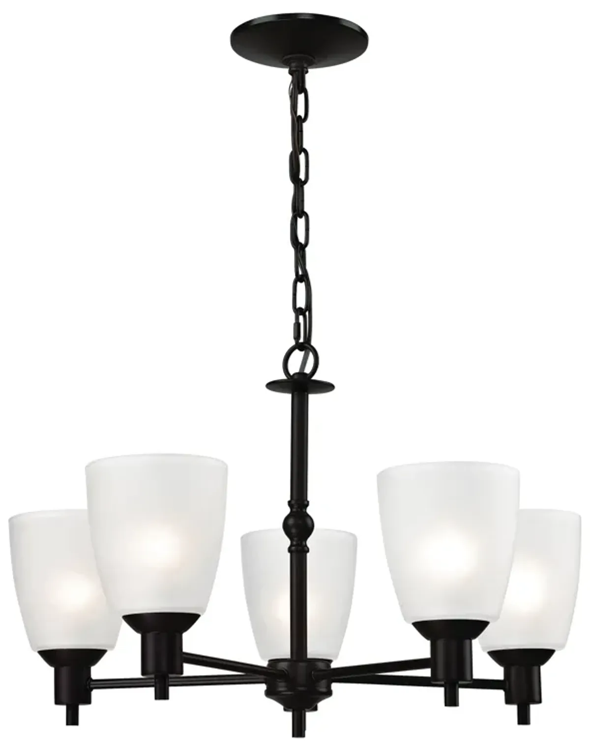 Jackson 22" Wide 5-Light Chandelier - Oil Rubbed Bronze