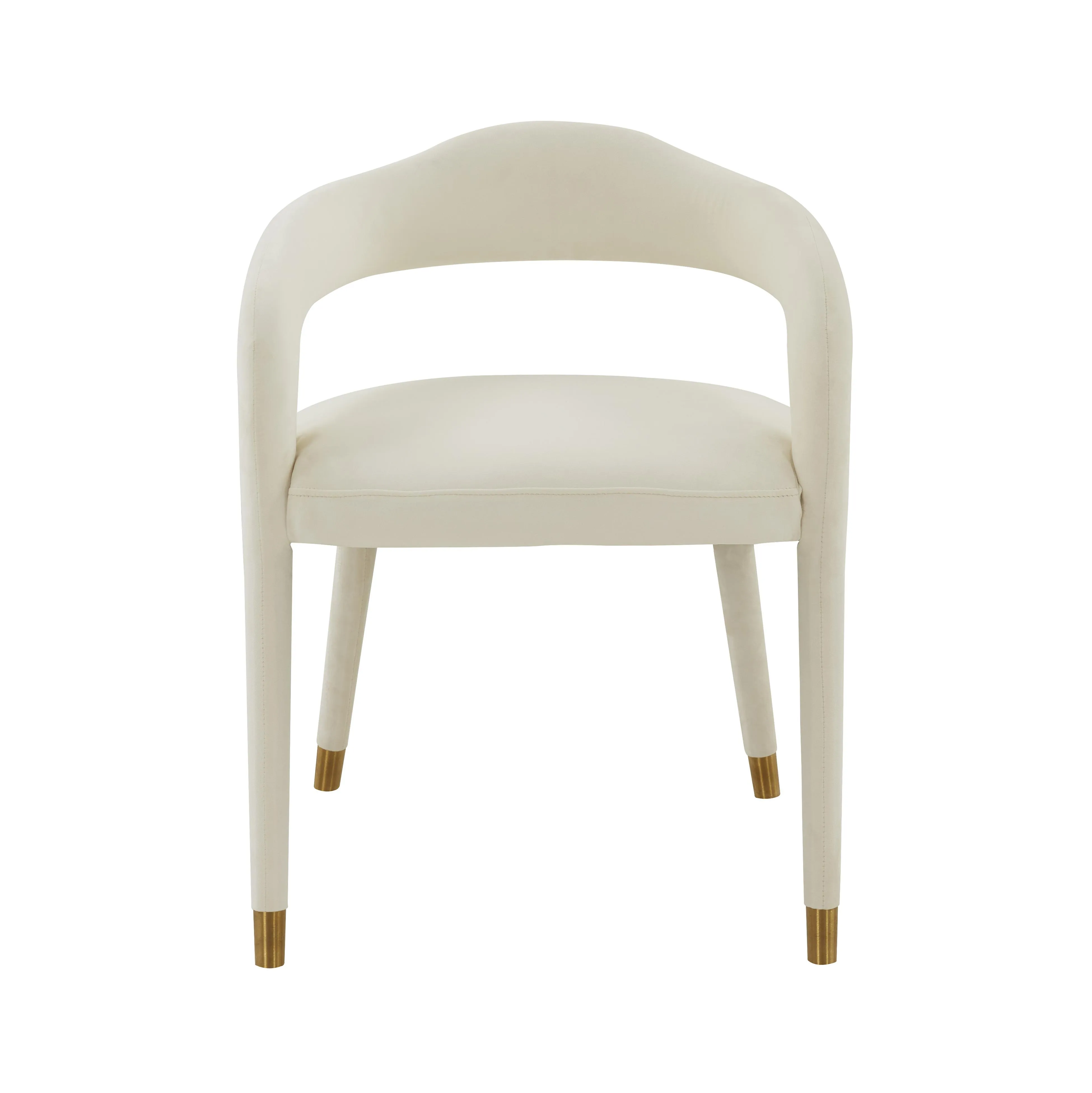 Lucia Cream Velvet Dining Chair