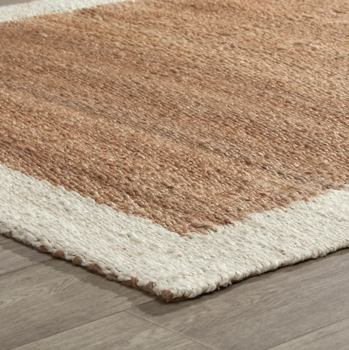 Frame Natural Jute Area Rug by Kosas Home