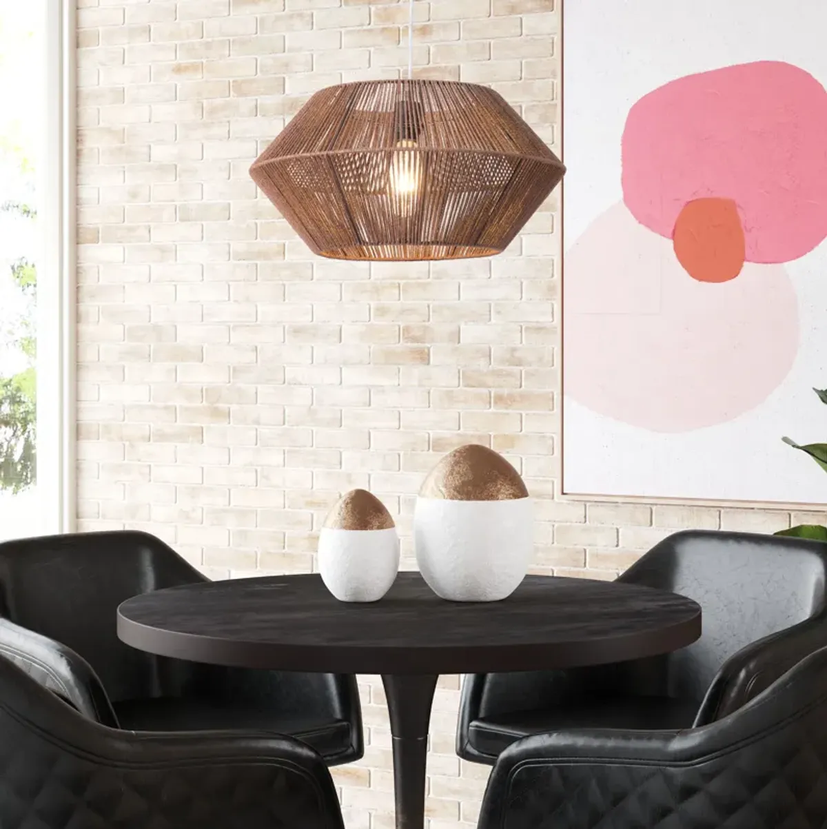 Kendrick Ceiling Lamp Brown