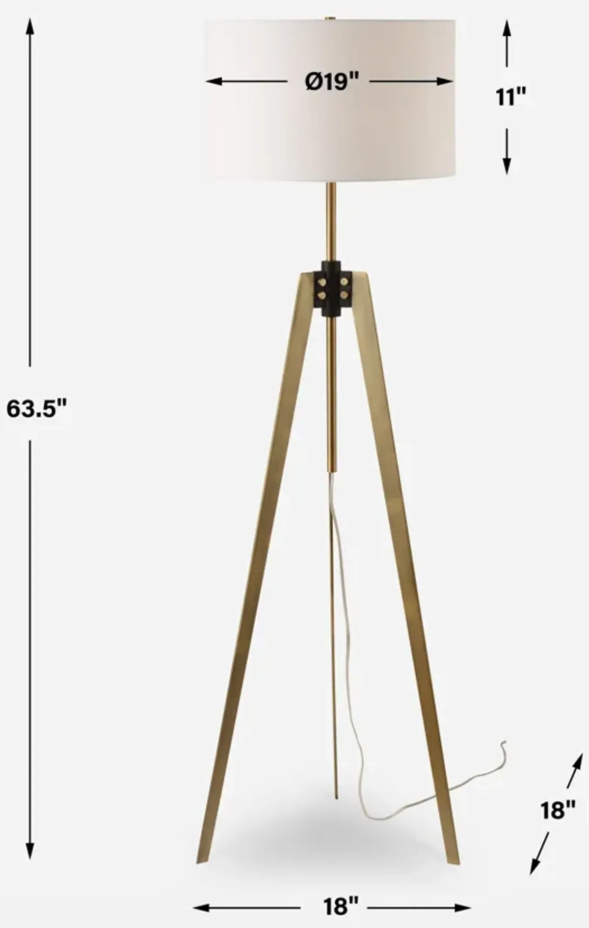 Anchorage Tri-pod Floor Lamp