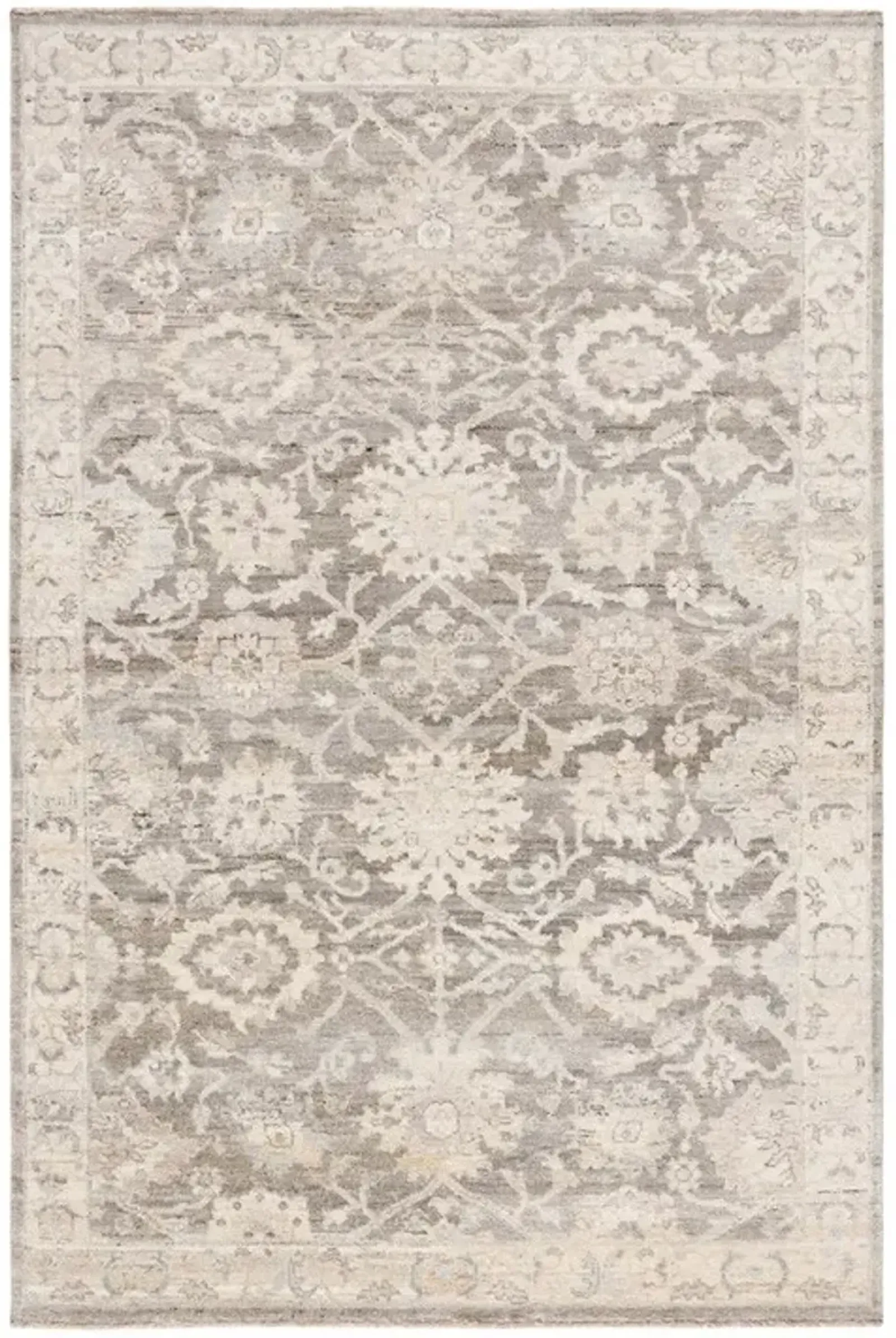 OUSHAK 133 Grey 10' X 14' Large Rectangle Rug