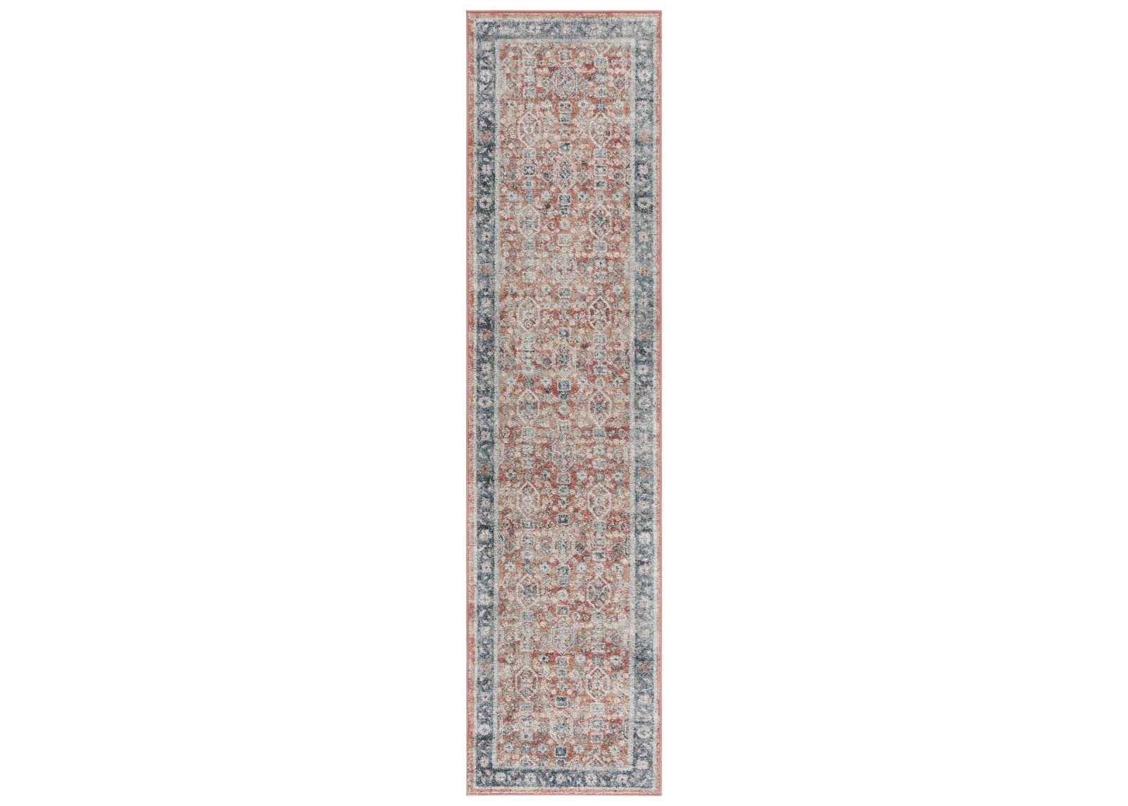 VINTAGE TABRIZ 202 RUST  2' x 8' Runner Rug