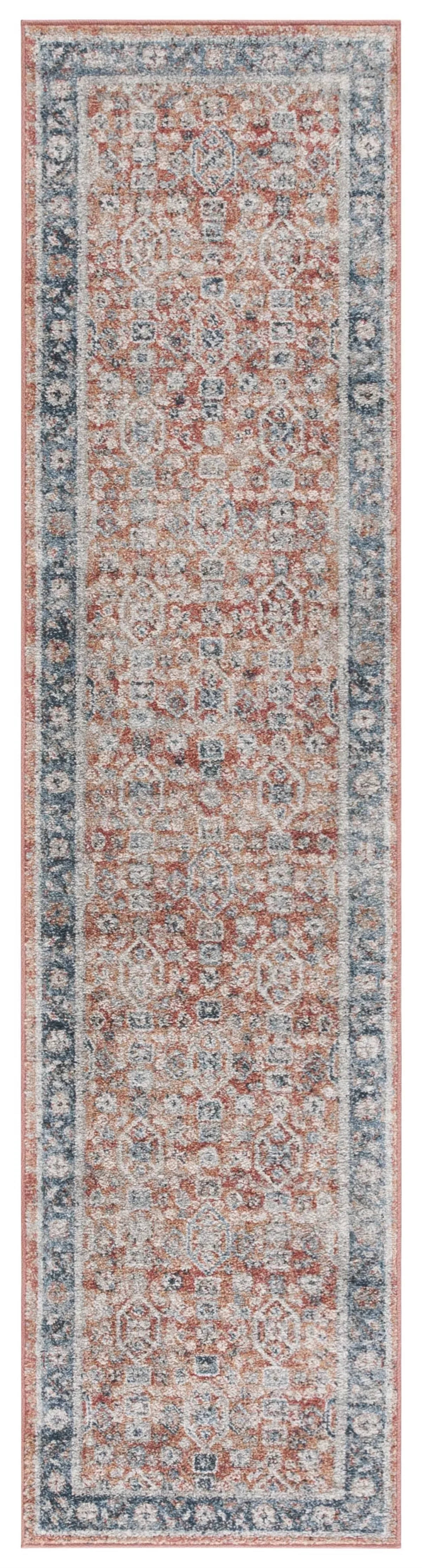 VINTAGE TABRIZ 202 RUST  2' x 8' Runner Rug