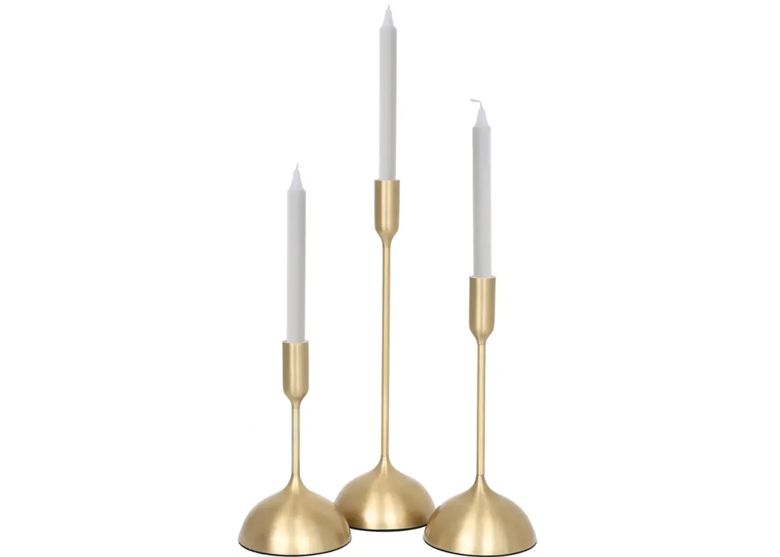 Ferris Gold Aluminum Candle Holder