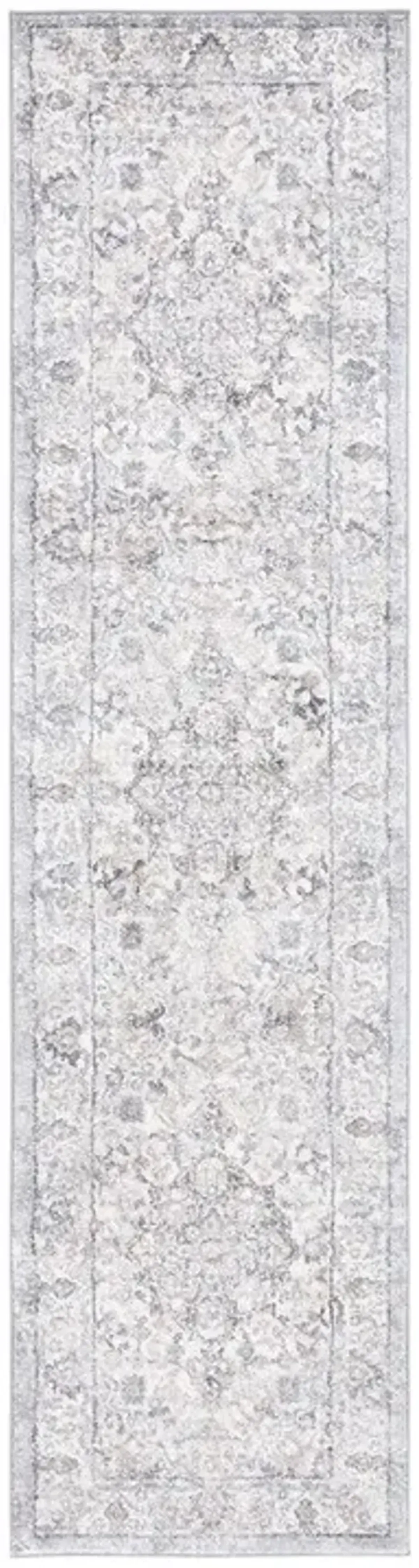 OPAL 460 Grey 2'-3' X 9' Runner Rug