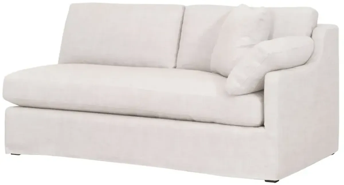 Lena Modular Slope Arm Slipcover 2-Seat Right Arm Sectional