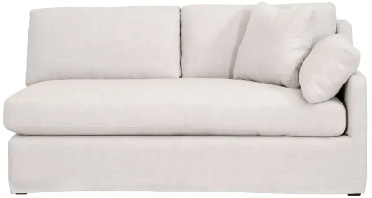 Lena Modular Slope Arm Slipcover 2-Seat Right Arm Sectional