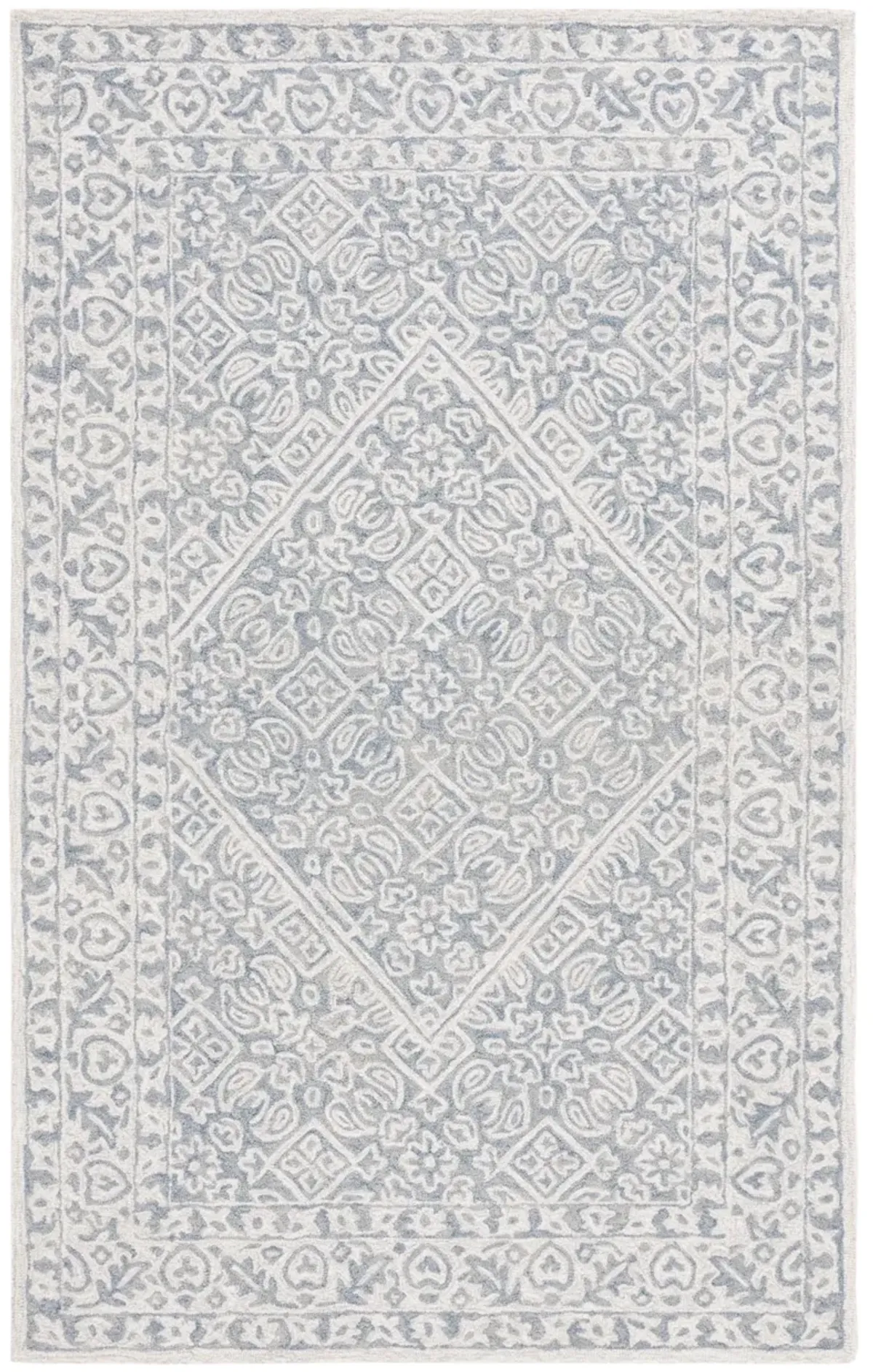 DIP DYE 151 GREY  5' x 8' Medium Rectangle Rug