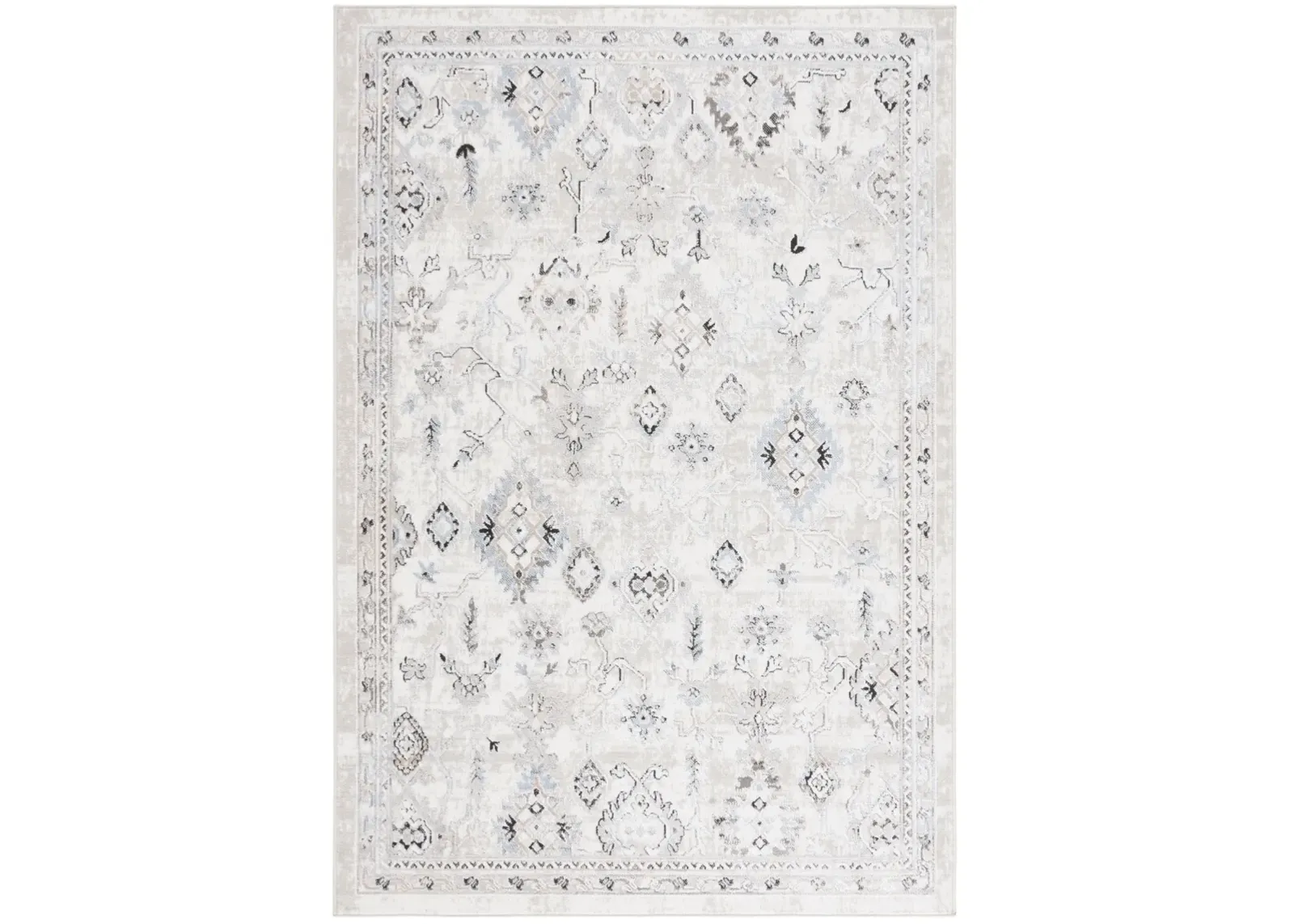 QUINCY 106 IVORY  5'-3' x 7'-6' Medium Rectangle Rug