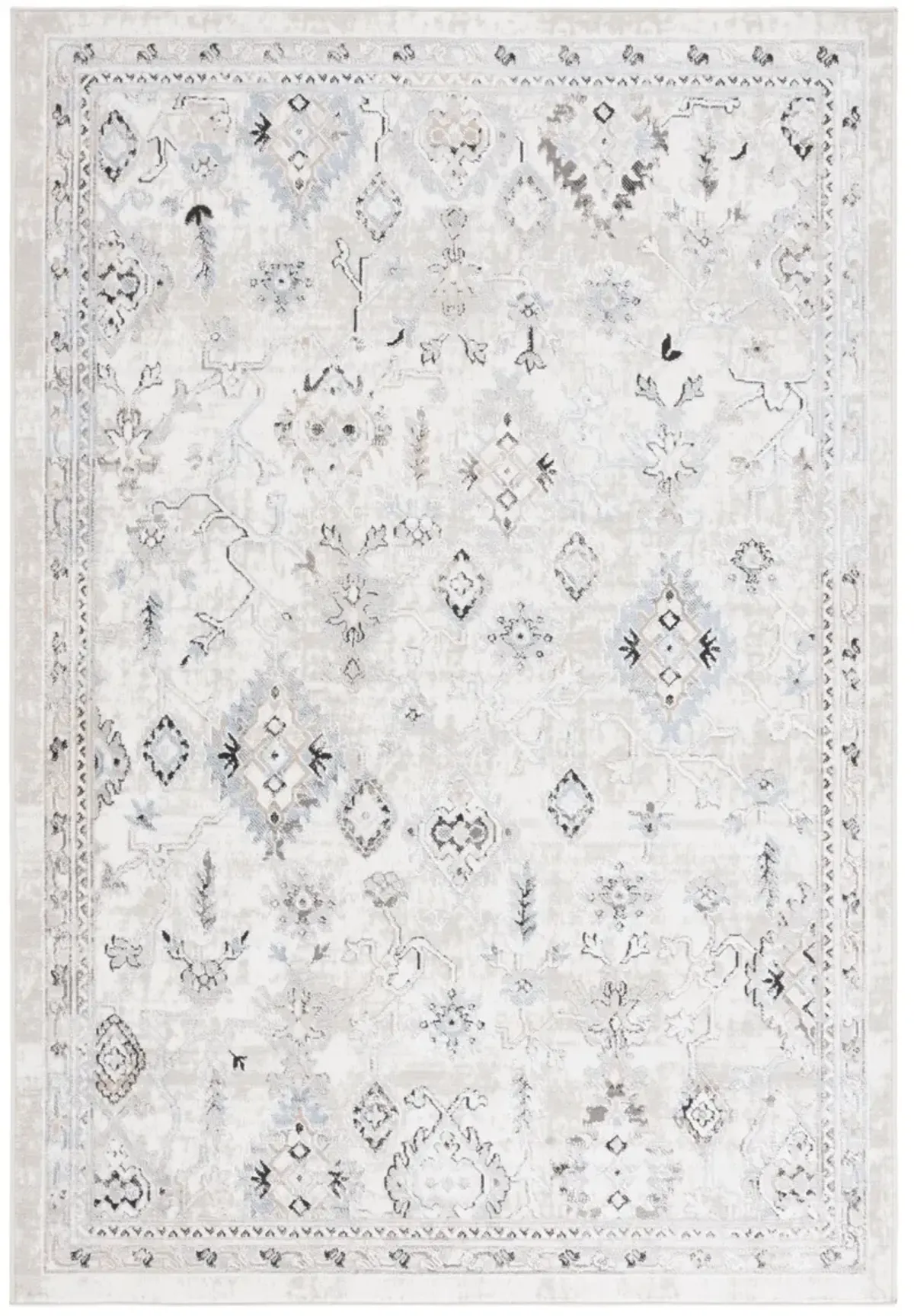 QUINCY 106 IVORY  5'-3' x 7'-6' Medium Rectangle Rug