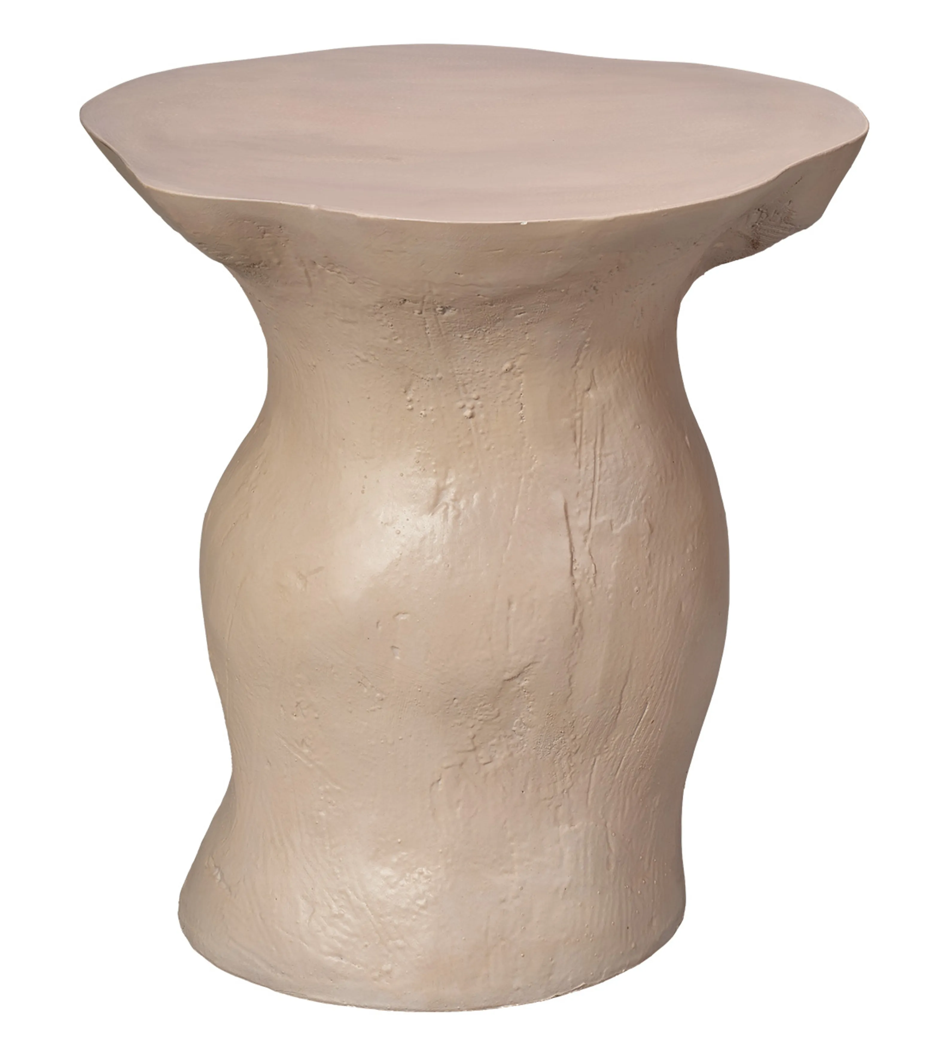 Sculpt Fiber Glass Side Table