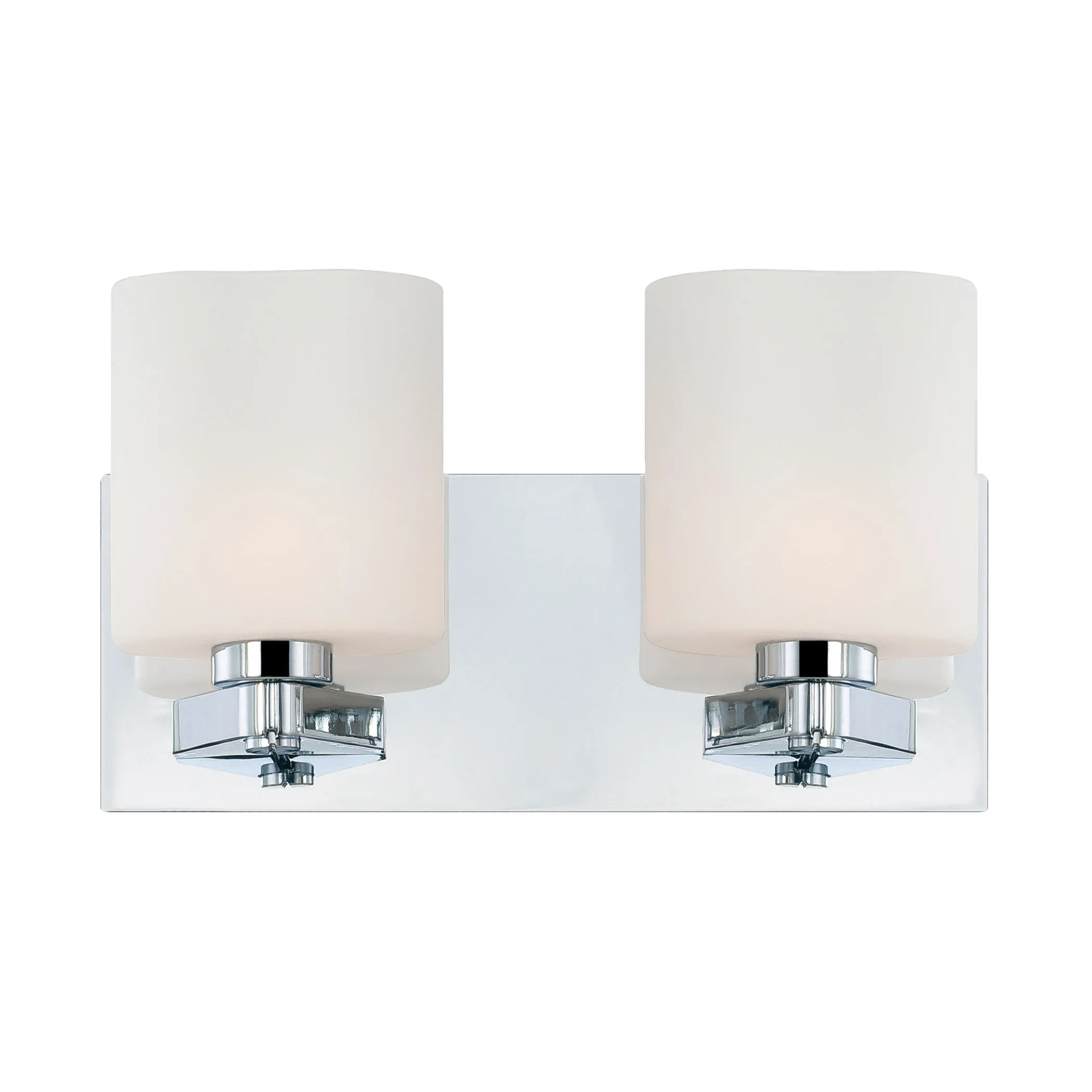 Embro 12.5" Wide 2-Light Vanity Light - Chrome