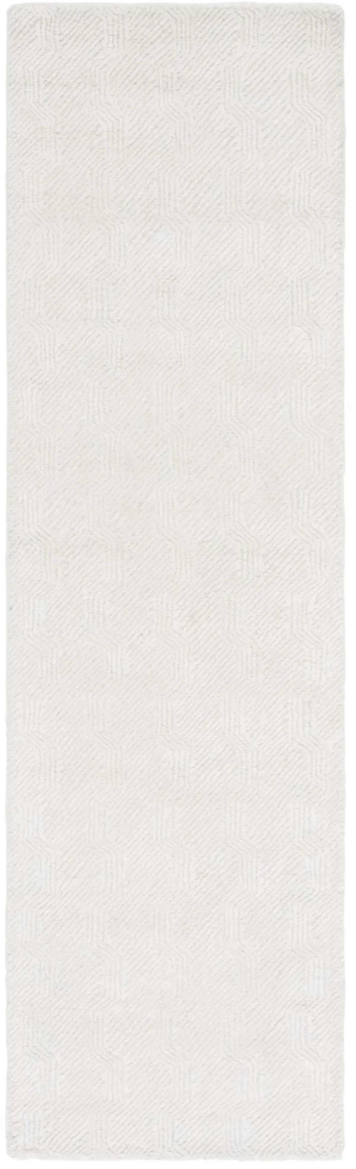 GLAMOUR 402 IVORY 2'-3' x 8' Runner Rug