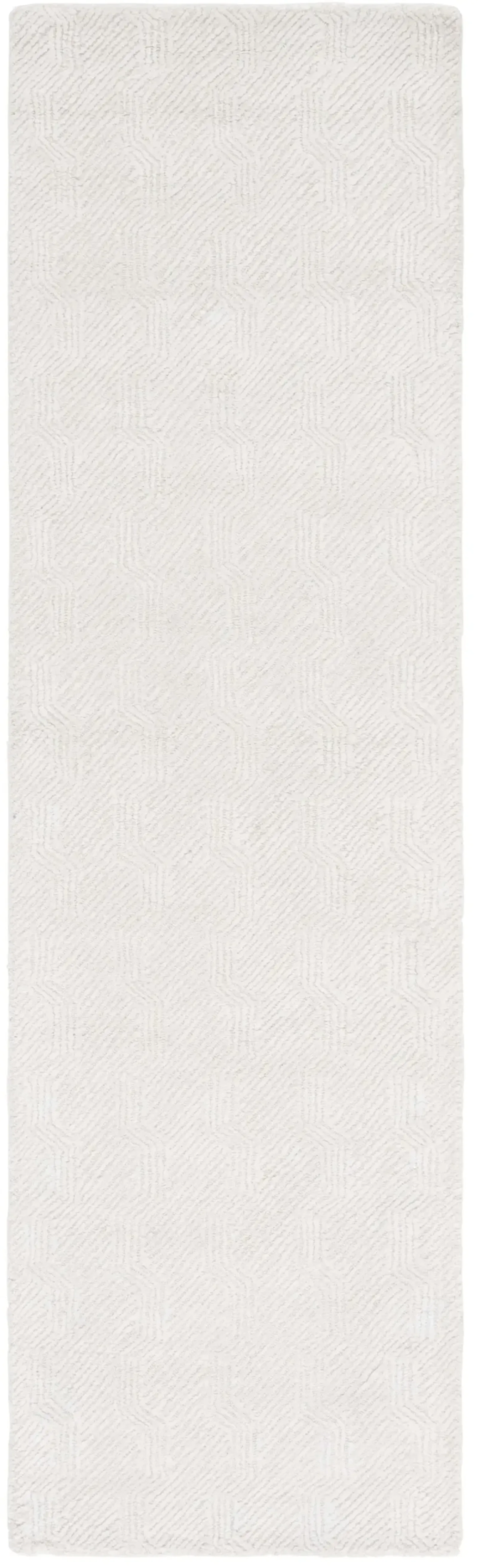 GLAMOUR 402 IVORY 2'-3' x 8' Runner Rug