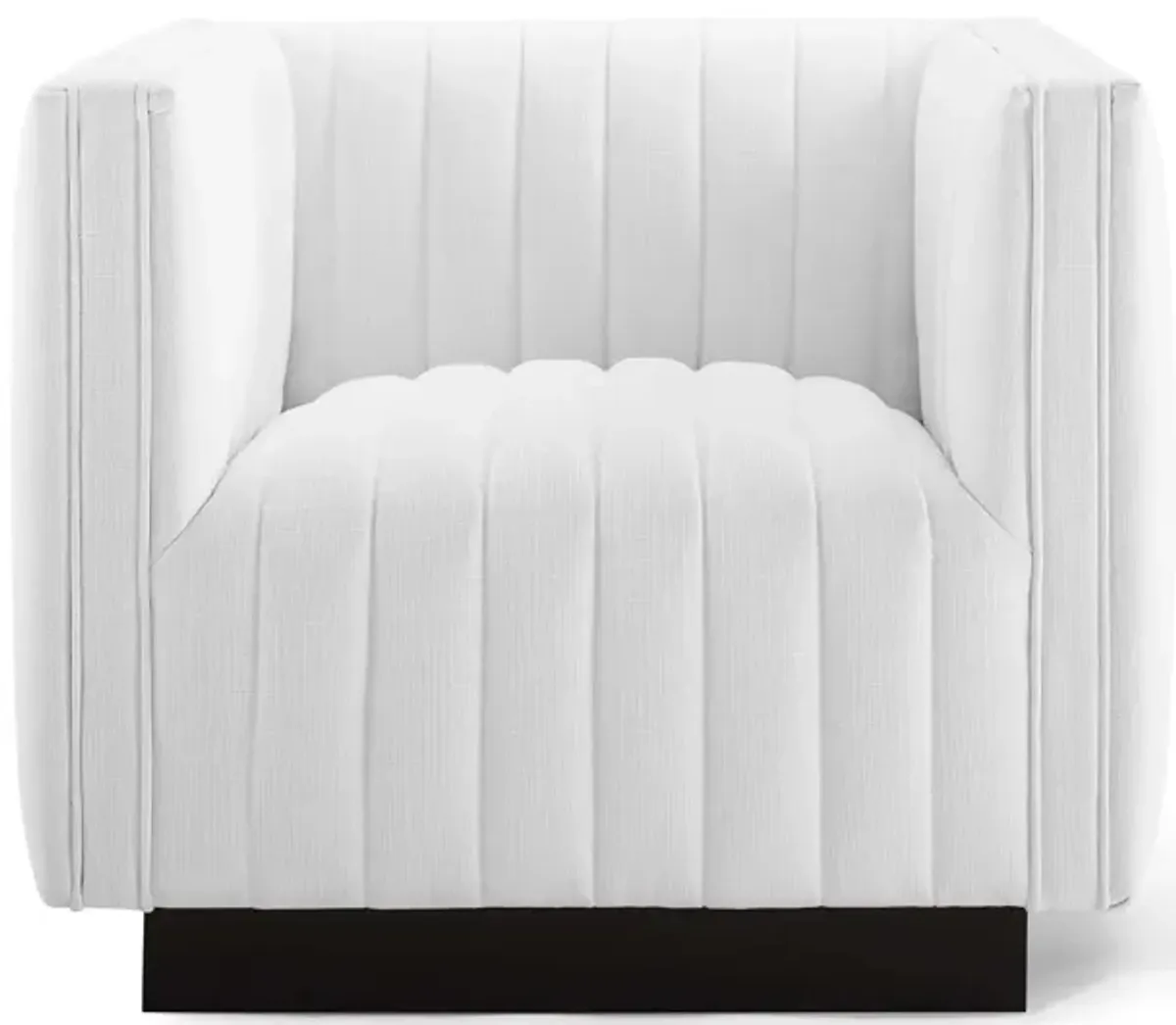 Conjure Tufted Upholstered Fabric Armchair