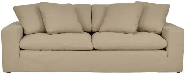 Liberty 96.5" Upholstered Sofa in Sahara Brown