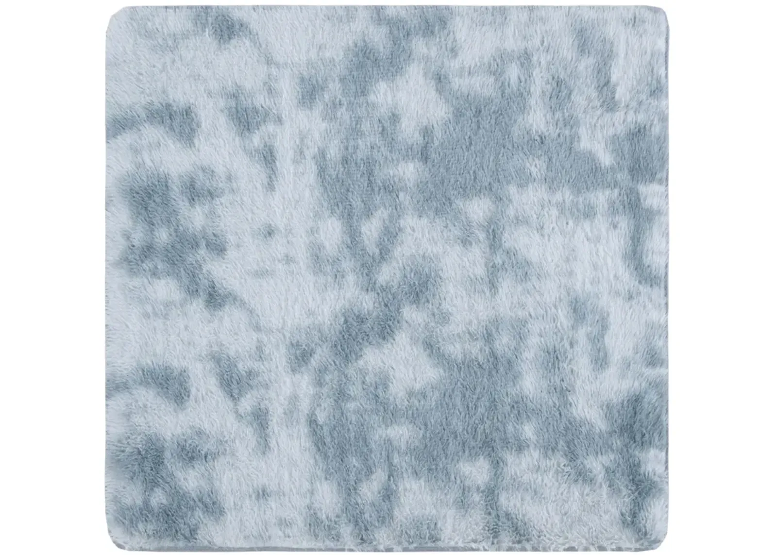 RAINBOW SHAG 100 LIGHT GREY 4' x 4' Square Square Rug