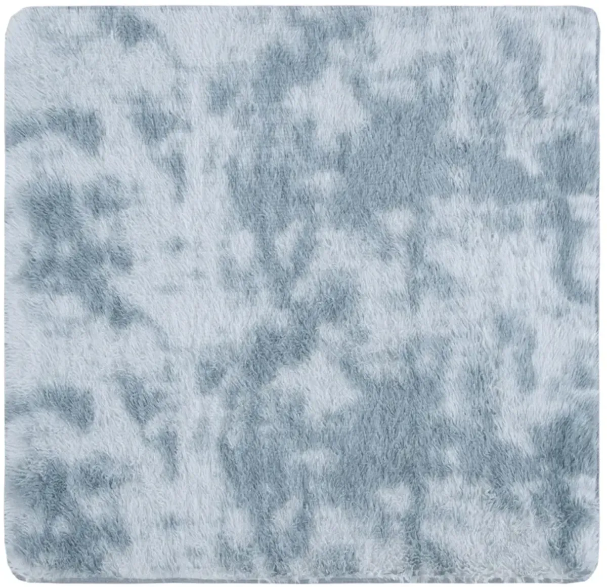 RAINBOW SHAG 100 LIGHT GREY 4' x 4' Square Square Rug