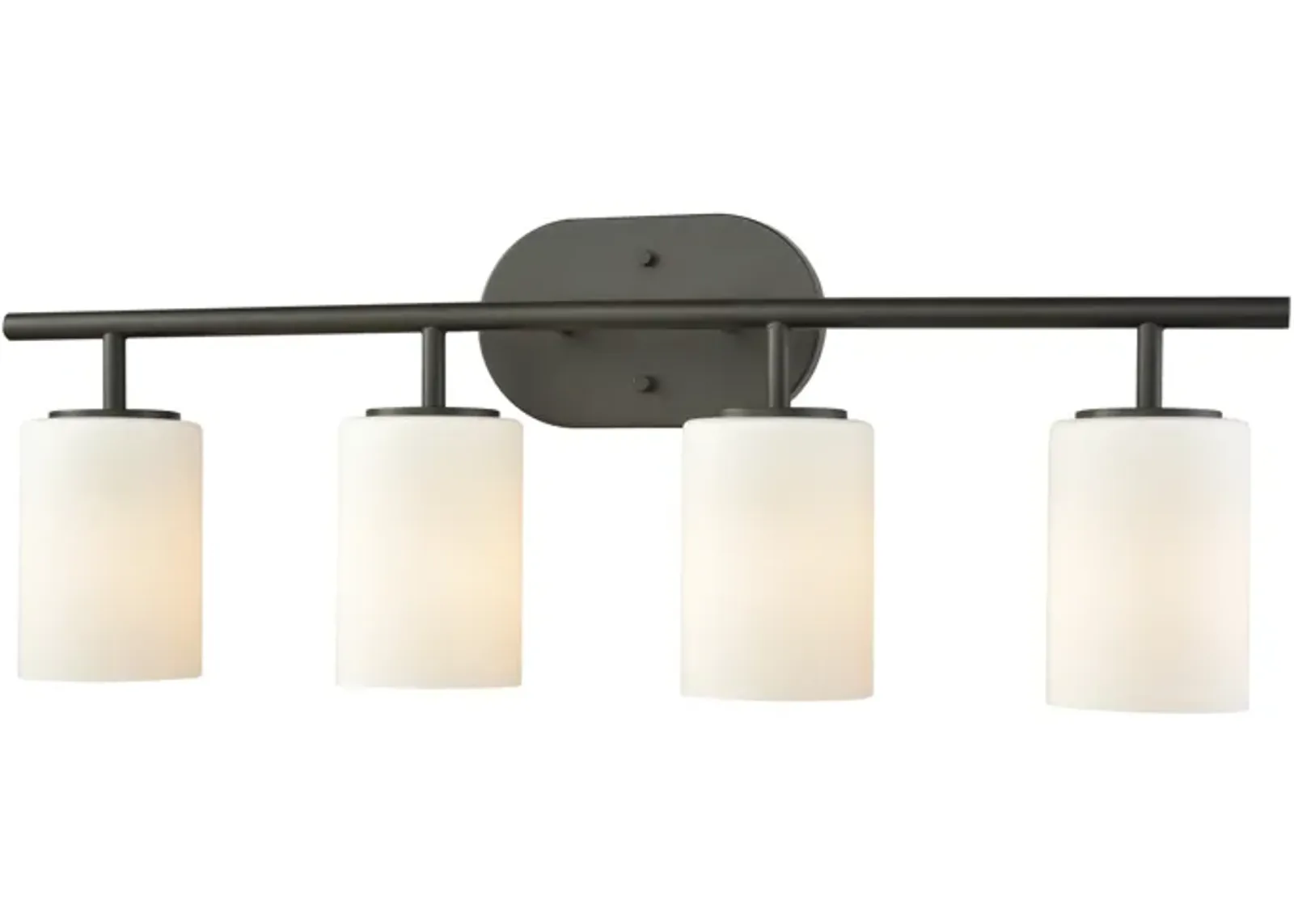 Pemlico 28" Wide 4-Light Vanity Light - Oil Rubbed Bronze