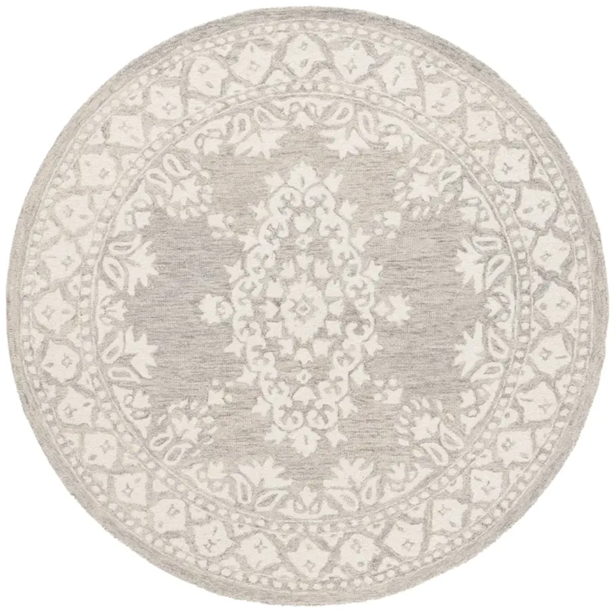 EBONY Hand Tufted 6' x 6' Round area rug